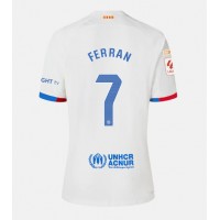 Pánský Fotbalový dres Barcelona Ferran Torres #7 2023-24 Venkovní Krátký Rukáv